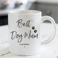 Personalised Best Dog Mum Mug