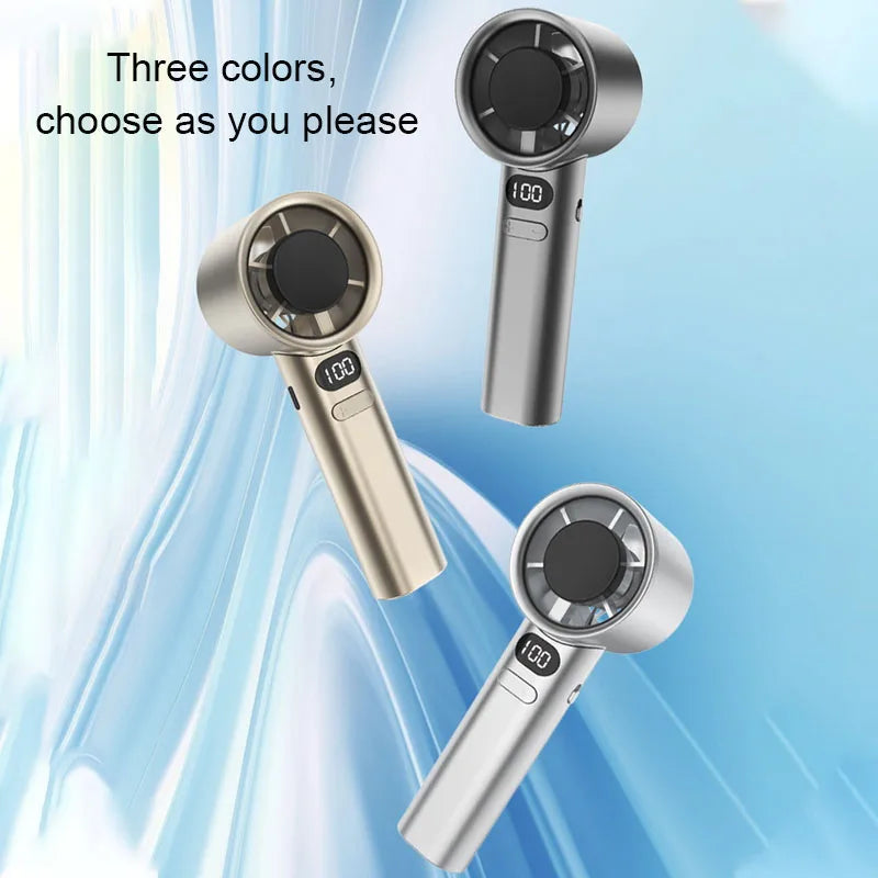 Portable Bladeless Hand Fan USB Rechargeable